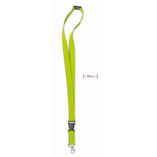 Lanyard personalizable con mosquetón metálico